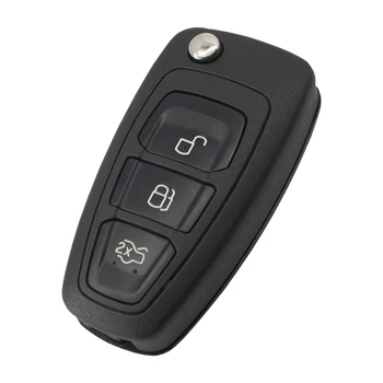 WhatsKey 3 Butonul de 433Mhz 4D63 Cip Cheie de la Distanță Masina Telecomanda Pentru Ford Focus 2 Fiesta 2013 de Tranzit, Mondeo C-Max HU101 Lama