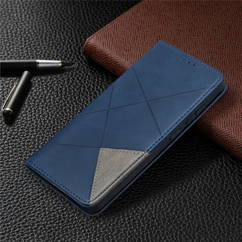 Pentru Xiaomi Poco M3 Caz de Telefon de Afaceri Magnetic Piele Flip Stand Portofel Acoperă cu Sloturi pentru Carduri Xiomi Mi Poco M 3 PocoM3 Coque