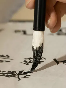 Lână, Păr Stilou Caligrafie Chineză Pictura Colorat Set Perie Incepator Script-Ul Regulat Scris Caligrafie Perii Calligraphie