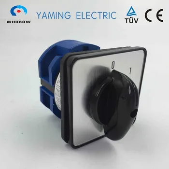 Yaming electric YMW26-63/1M Trecerea cam comutator principal buton de 63A, 1 pol 3 de poziție cu cutie rezistent la apa IP65 întrerupător rotativ