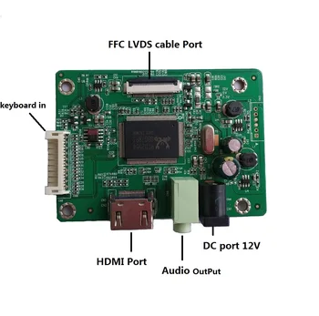 Pentru B156XW04 V. 8 B156XW04 V. 7 kit diy ecran EDP mini controler cu LED-uri bord monitor Audio 1366X768 LCD 15.6