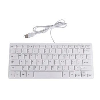 Ultra Subțire Liniștită Mici Tastatura cu Fir Mini Multimedia USB Tastaturi pentru Laptop-Calculator PC EM88