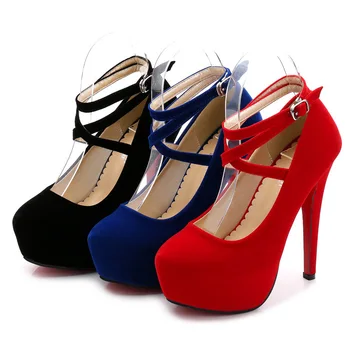 14CM 2020 Nouă primăvară de toamnă platforma pantofi de moda clasic de pantofi sexy cu toc simplu femei pantofi mărimea 35-46