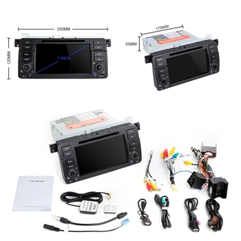 ZLTOOPAI Masina DVD Player 2 Din Radio Auto Pentru BMW E46 M3 Rover Seria 3 Masina de Player Multimedia, Navigare GPS Stereo DVR SWC USB