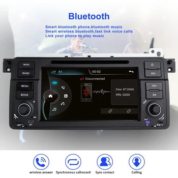 ZLTOOPAI Masina DVD Player 2 Din Radio Auto Pentru BMW E46 M3 Rover Seria 3 Masina de Player Multimedia, Navigare GPS Stereo DVR SWC USB