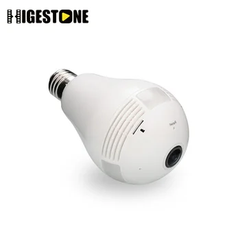 Higestone 2.0 MP-1080P Intellingent Camera de Supraveghere Video Panoramic de Monitorizare E27 Bec LED Lampa de Control Wireless