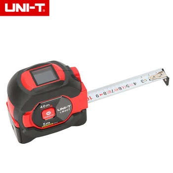 UNITATEA LM40T 2-în-1 ruleta cu laser de înaltă precizie finder gama infraroșu măsură de bandă electronice portabile conducător