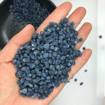En-gros de 50g Rare 3-5mm Naturale Albastru Safir Corindon Dur Specimen Mnerals Vindecare Piatra Naturala de Cristal