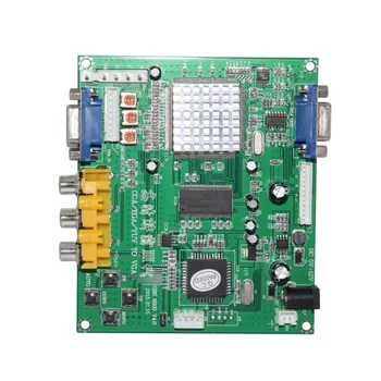 GBS8200/HD9800 RCA la VGA Decodare Video Adaptor Convertor HD Conversie Bord Pentru CRT, LCD, PDP Proiector