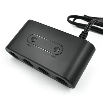 4 Port Pentru GC GameCube Controller Convertor Adaptor Pentru Nintend Wii U Comutatorul PC, Adaptor USB Cu Domiciliu Funcția Turbo 2019