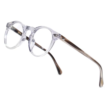 Acetat de Epocă Rotund Rama de Ochelari Pentru Barbati OV5186 Oval Ramă de Ochelari Gregory Peck Decor Cerc Rama de Ochelari Gafas Oculos