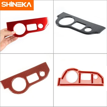 SHINEKA Autocolante de Interior Pentru Dodge Challenger+ Far Auto cu Comutator Buton Decor Huse Pentru Dodge Charger 2010+