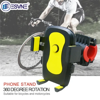 ESVNE telefon Mobil Mount motociclete biciclete suport de telefon Universal 360 de Rotație bicicleta cu suport pentru telefon suport telefon celular moto