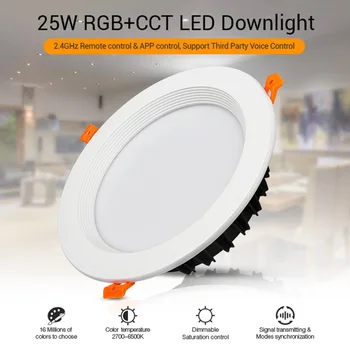 Miboxer 25W RGB+CCT LED Downlight FUT060 Estompat led Panou lumina AC100~240V Smart led lumina Plafon Interior lampa
