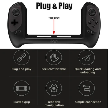 Gamepad Joystick pentru Nintendo Control Comutator Controler Trigger Pad Joc Joy Stick USB Wireless Yoistick Jostick Bucurie Con Joycon