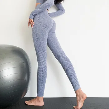 12 Culori Talie Mare Fără Sudură Yoga Colanti Femei Antrenament De Alergare Sport Pantaloni Push-Up Hip Energy Fitness Gym Jambiere, Dresuri