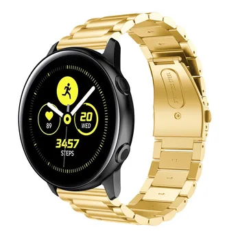 Curea de ceas Pentru Samsung Galaxy Watch activ trupa /active2 44mm 40mm 20mm 22mm Ceas Bandă de Oțel Inoxidabil pentru Amazfit GTR 47/42mm