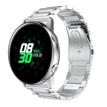 Curea de ceas Pentru Samsung Galaxy Watch activ trupa /active2 44mm 40mm 20mm 22mm Ceas Bandă de Oțel Inoxidabil pentru Amazfit GTR 47/42mm