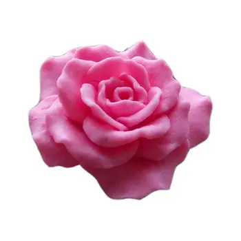 HC0101 Floare Trandafir Înflorit Silicon Cub de Zahăr Săpun 3D Tort Mucegai Bomboane de Ciocolată Decorare Mucegai de Copt(SUA transport)