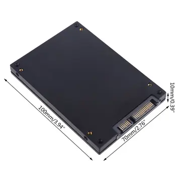 2021 Noi 2Port Dual SD SDHC MMC RAID SATA Adaptor Convertor cu Cabina pentru Card SD