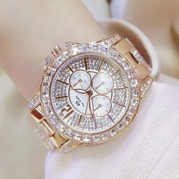 De înaltă Calitate de Brand de Top de ALBINE SORA Femei Ceas cu Diamante cehă 30m rezistent la apa Bling Bling Ceasuri de mana