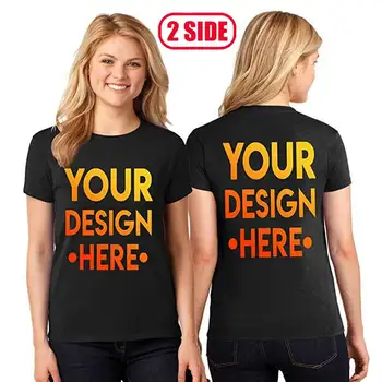 Design-ul PROPRIU pentru două laterale Logo-ul Imagine Tricou Personalizat femei și Bărbați DIY Bumbac tricou maneca Scurta tricou Casual 36 culori