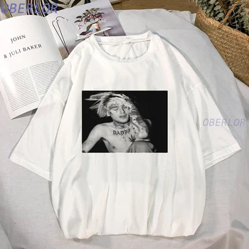Vogue Harajuku Femeie Ullzang Tricou Femei Amuzant Lil Peep T-shirt ' 90 Estetice Camiseta Stil coreean de Top Tees