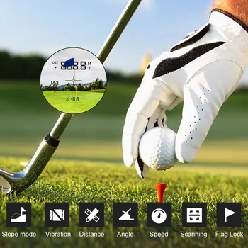 Bosean Golf Telemetru cu laser Panta Modul de Soc Pavilion-Viteza de Blocare a Continua scanarea Reîncărcabil USB Laser distanța de meter