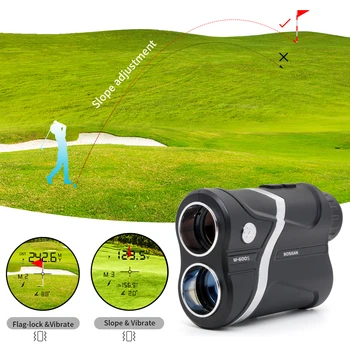 Bosean Golf Telemetru cu laser Panta Modul de Soc Pavilion-Viteza de Blocare a Continua scanarea Reîncărcabil USB Laser distanța de meter