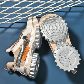 Noul Trend de Design Mecanic Pantofi Sport de Viteze Unic Breathables Pantofi sport pentru Barbati Jogging Adidași Dantela-Up Om de Mers pe jos Pantofii