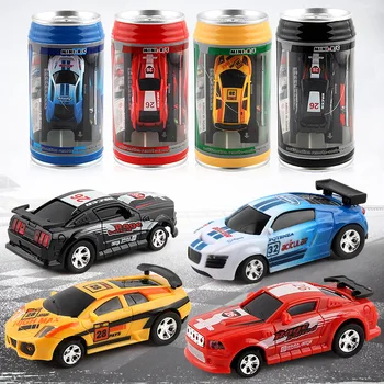 6 Culori Calde Vânzările coca-Cola Poate Mini RC-Car Radio Control de la Distanță Micro Curse Auto 4 Frecvențe de Jucărie Pentru Copii
