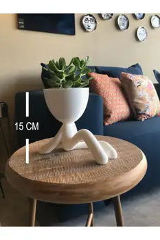 Umanoid ghiveci de flori vaza vaza decorativa 3D design