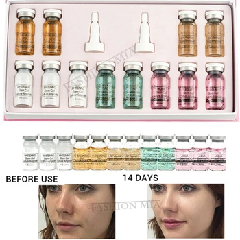12pcs 8 ml coreean stayve Cosmetice Crema Starter kit Mezo Alb Strălucire Ser Anti-imbatranire de Lungă durată Crema de albire