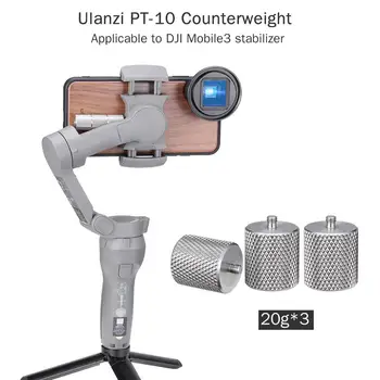 PT-10 Telefon de Metal Stabilizator Contragreutate pentru DJI Osmo Mobil 3 Contra Greutate Gimbal Aplicate Echilibru la Momentul Anamorphic Lens